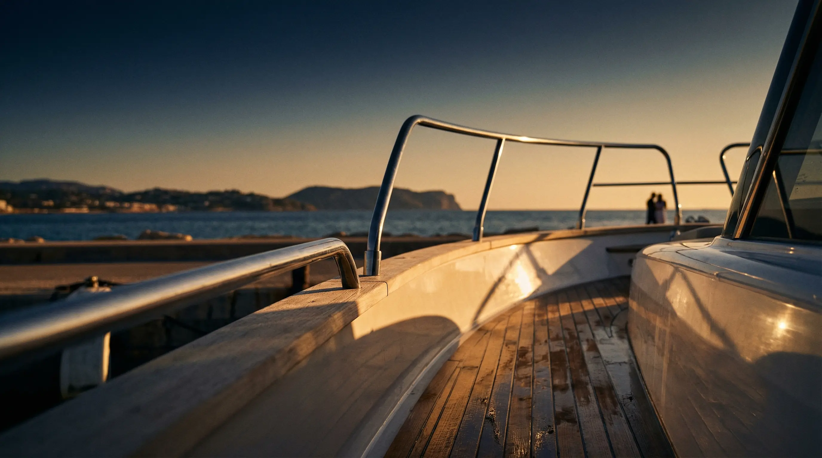 Luxury villa at night